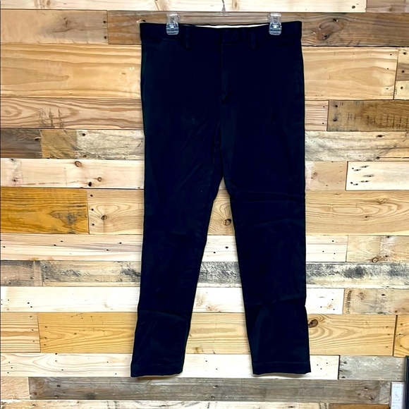 Banana Republic Aiden Slim Fit size 33x32 Black Dress Pants Straight Leg - Picture 1 of 10